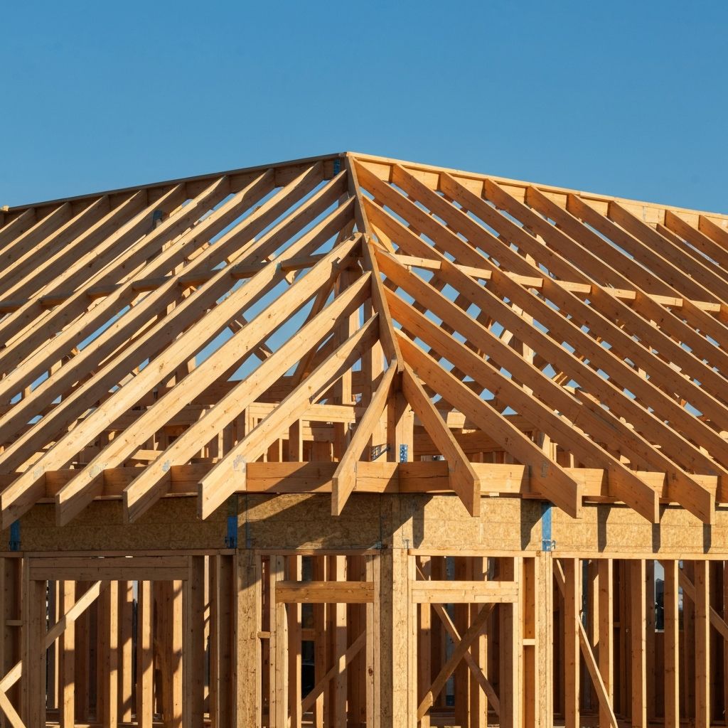 Lesena strešna konstrukcija