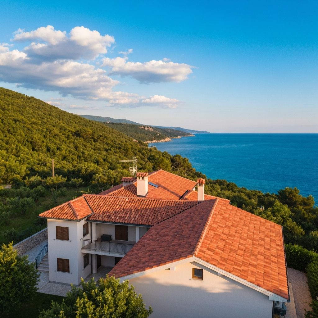 Profesionalna streha na primorski hiši