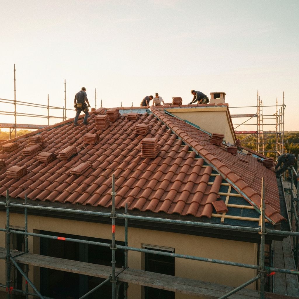 Prenova strehe - celoten potek del