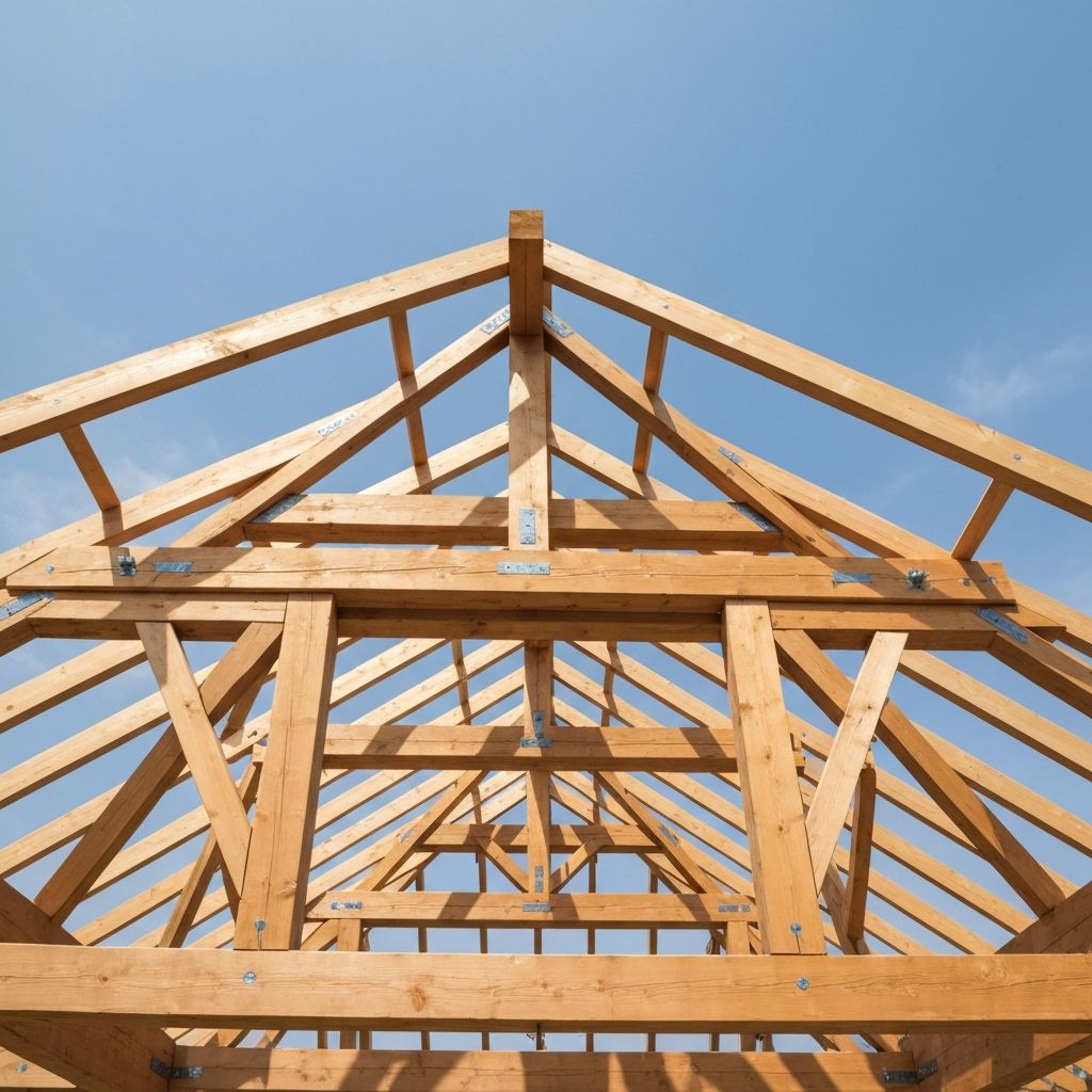 Izdelava lesene strešne konstrukcije